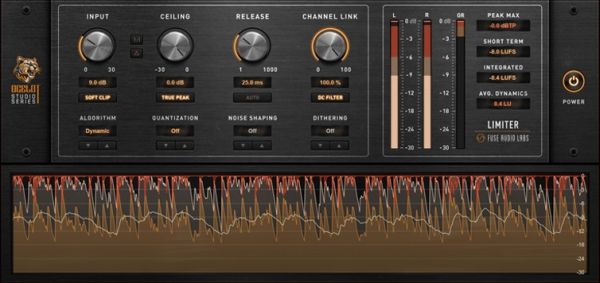 Fuse Audio Labs Ocelot Limiter (True Peak Limiter)